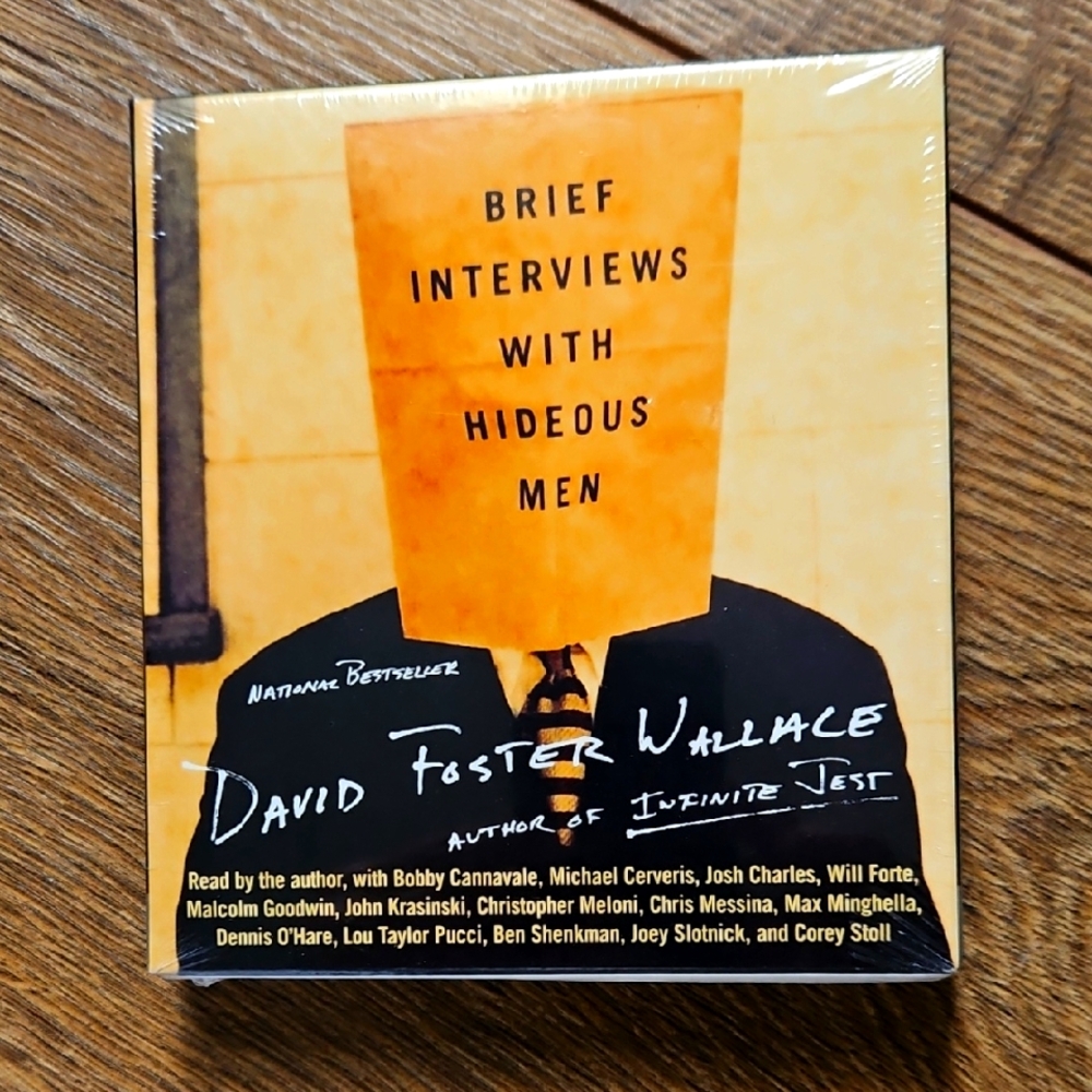 New In Plastic AUDIO BOOK Brief Interviews With Hideous Men David Foster Wallace